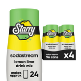 Sodastream STARRY® Lemon Lime Drink Mix 4 Pack 440ml