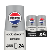 Sodastream Diet Pepsi Drink Mix 4 Pack 440ml