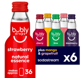 Sodastream bubly drops® Tropical Original Variety Natural Flavor Essence 6 Pack 40ml