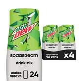 Sodastream MTN DEW Drink Mix 4 Pack 440ml