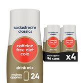 Sodastream Classics® Caffeine Free Diet Cola Drink Mix 4 Pack 440ml